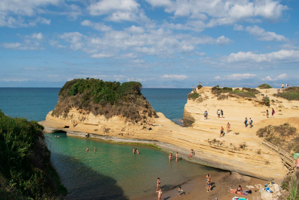 Canal d'Amour in Sidari, North Corfu